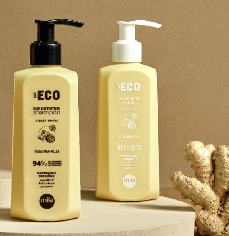 Szampon Mila Be Eco SOS 900 ml + Maska Mila Be Eco SOS 900 ml