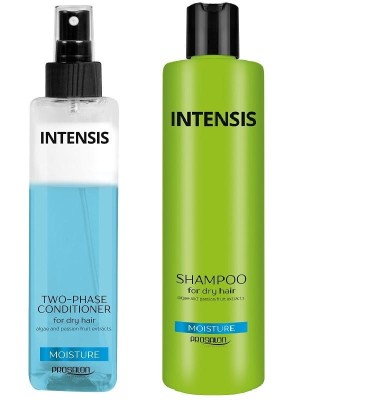 Zdjęcie produktu Chantal Prosalon, zestaw nawilżający do włosów: szampon 300 ml + odżywka 2-fazowa 200 g