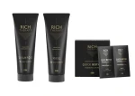 Zestaw Mila PRO Rich Therapy, odbudowujący włosy z keratyną i kwasem hialuronowym, szampon + maska + botox Mila 2x12ml