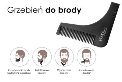 Zdjęcie produktu Grzebień do brody Fox Beard