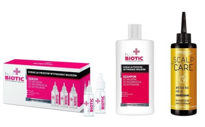 Zdjęcie produktu Chantal Prosalon Hair Biotic, zestaw przeciw wypadaniu włosów: szampon + ampułki 8x10 ml + lotion