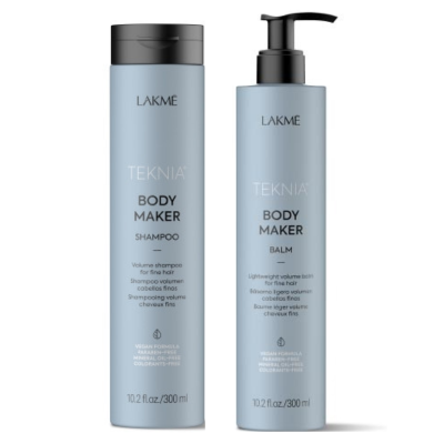 Zdjęcie produktu Lakme Teknia zestaw Body Maker: Szampon 300 ml + Balsam 300 ml