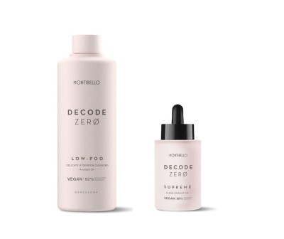 Zdjęcie produktu Montibello Decode Zero zestaw: Delikatny szampon 300ml + Olejek Supreme 50ml