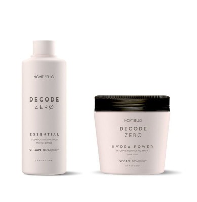 Zdjęcie produktu Zestaw Montibello Decode Zero, szampon 1000 ml + maska nawilżająca Hydra Power 500 ml