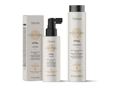 Zdjęcie produktu Lakme Teknia Vital, zestaw wzmacniający do wypadających włosów szampon + lotion
