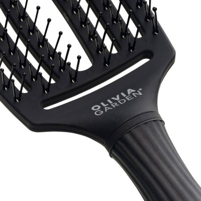 Zdjęcie produktu Szczotka Olivia Garden Double Bristles FingerBrush Care Iconic, do rozczesywania włosów kręconych