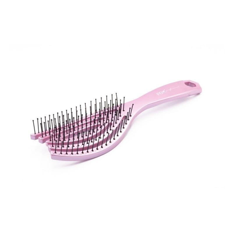 Szczotka do włosów FOX FLEX BRUSH Nylon Rose Violet Mat, kolory