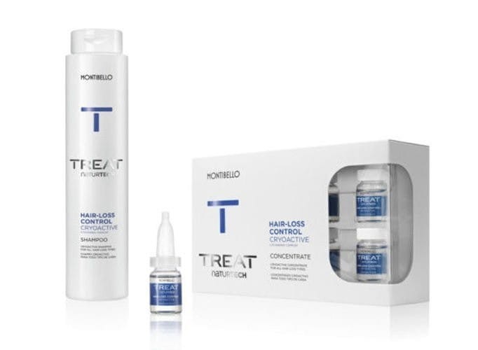 Montibello zestaw przeciw wypadaniu Cryoactive: szampon 300 ml, ampułki Hair Loss 10x7 ml