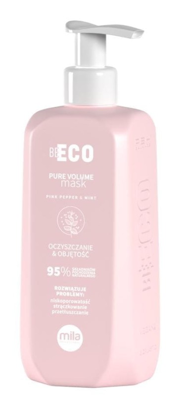 Mila Be Eco Maska Pure Volume oczyszczająca i nadająca objętość