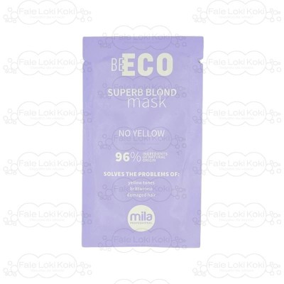 Zdjęcie produktu MILA PRO Be Eco Superb Blond No Yellow, Maska do włosów blond