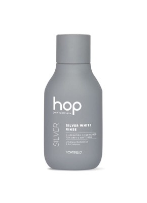 Zdjęcie produktu Odżywka Montibello HOP Silver White Rinse, Rozświetla włosy i pomaga usunąć żółtawe refleksy