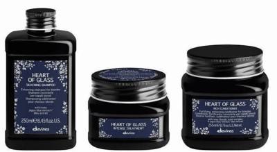 Zdjęcie produktu Davines Heart Of Glass zestaw do włosów blond: Szampon + Odżywka + Kuracja