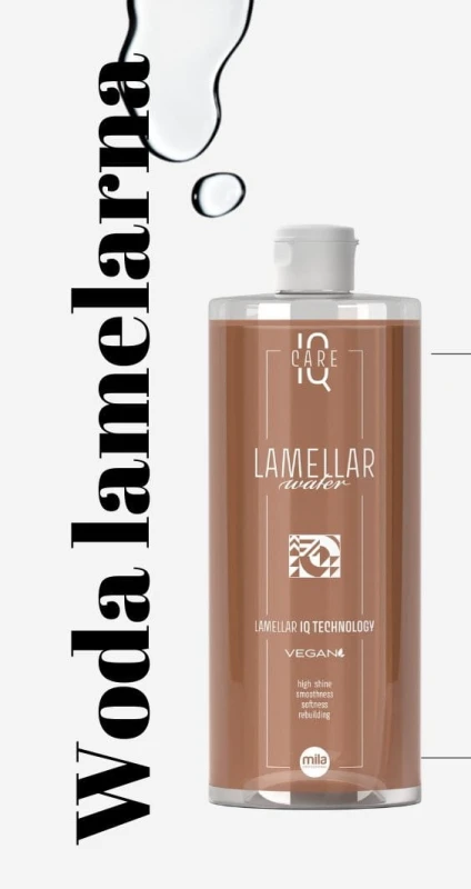 Mila Professional, Woda Lamellarna 750 ml, Lamellar Water, efekt tafli wody na włosach