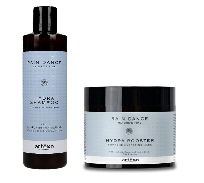Artego Zestaw głęboko nawilżający włosy: szampon 250 ml + maska 250 ml Rain Dance