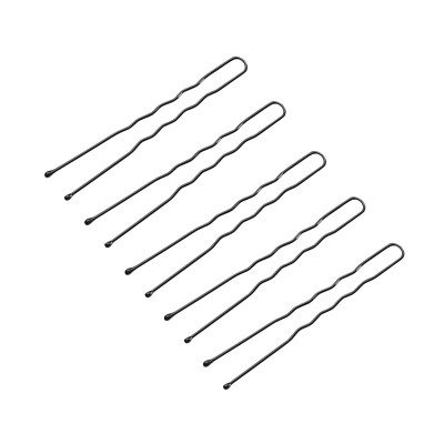 Zdjęcie produktu Kokówki fryzjerskie do włosów E-65 300 szt. 6 cm czarne