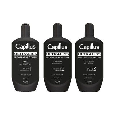 Zdjęcie produktu Capillus ultraliss nanoplastia, zestaw do zabiegu nanoplastii, 3x400 ml