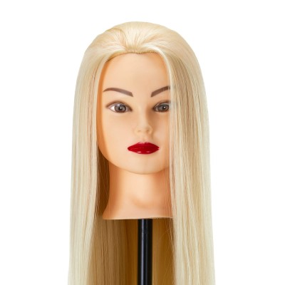 Zdjęcie produktu Główka treningowa fryzjerska Gabbiano WZ2 syntetyczne włosy, kolor 613H, długość 24"