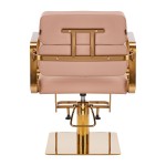 Gabbiano fotel fryzjerski Porto złoto beżowy