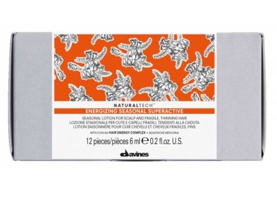 Zdjęcie produktu Davines Energizing NATURALTECH, Lotion, ampułki przeciw wypadaniu włosów 12x6 ml