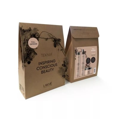 Zdjęcie produktu Lakme Teknia Full Defense, zestaw kosmetyków do włosów z filtrami UV, szampon + mgiełka + kuracja