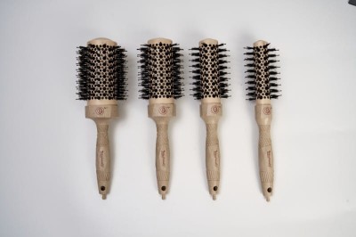 Zdjęcie produktu Szczotka do włosów Fox BIOFRIENDLY okrągła, nylonowa, ze słomy pszenicznej