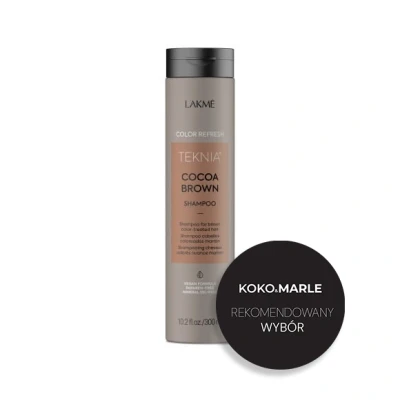 Zdjęcie produktu Lakme Teknia Cocoa Brown, REFRESH Shampoo, szampon do włosów farbowanych w odcieniach brązu 300 ml