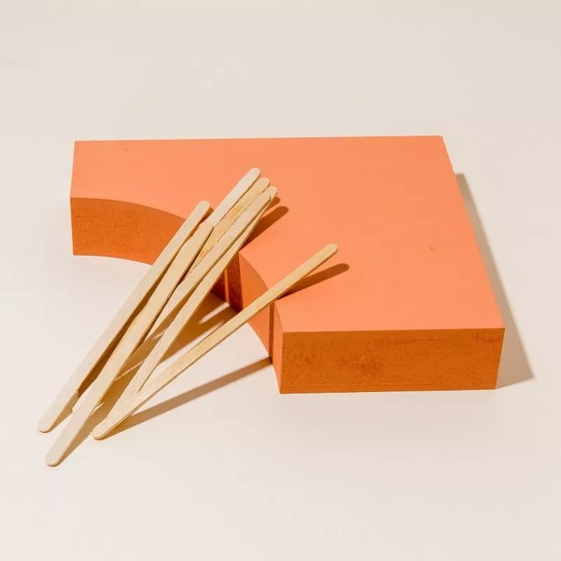 Carmel Barber Wax szpatułki do wosku, wąskie, do nosa, uszu, 100 szt.