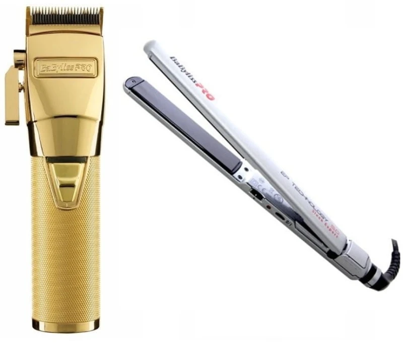 Prostownica SleekExpert 2072EPE Babyliss Pro + Maszynka CLIPPER GOLD FX8700GE Babyliss Pro