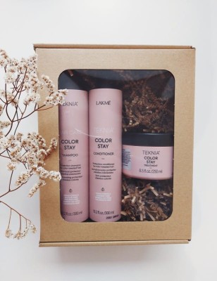 Zdjęcie produktu Zestaw Lakme Teknia Color Stay do włosów farbowanych: Szampon, odżywka, Maska