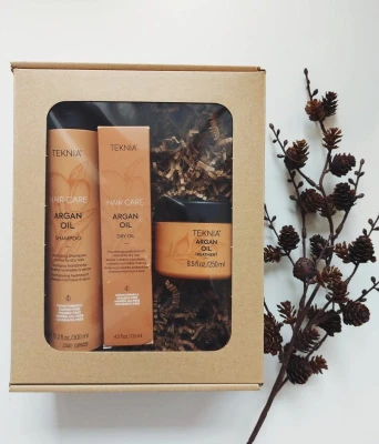 Zdjęcie produktu Zestaw Lakme Argan Oil nawilżający włosy: szampon, maska, olejek