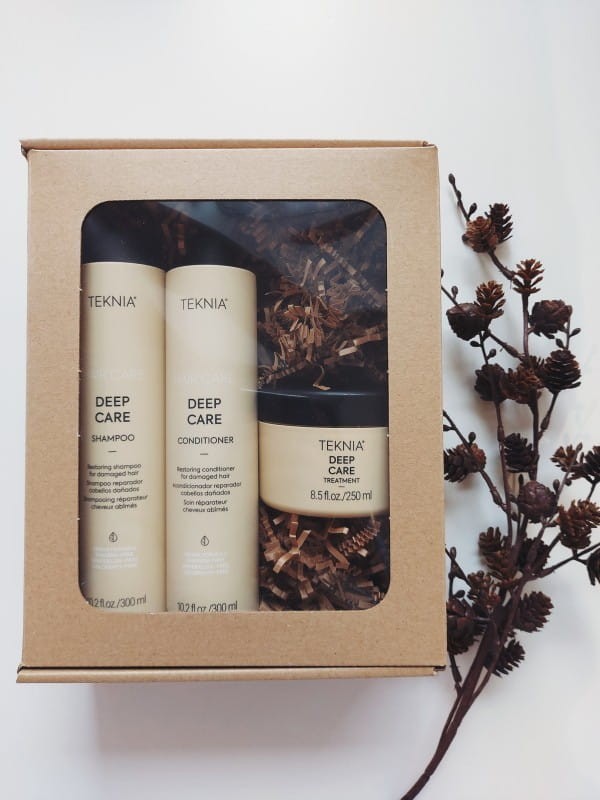 Zestaw Lakme Teknia Deep Care, regenerujący włosy suche: Szampon, odżywka, maska