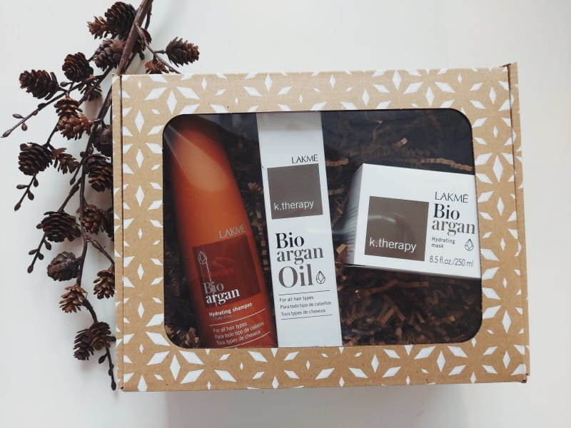 Zestaw kosmetyków Lakme K.Therapy BIO ARGAN: szampon + olejek + maska