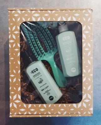 Zdjęcie produktu Zestaw prezentowy Mila Professional Water Shine, szampon 250 ml + maska 250 ml + szczotka kids