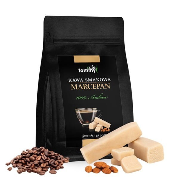 Kawa ziarnista smakowa Marcepan, arabica