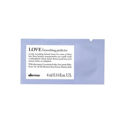 Zdjęcie produktu Serum Davines Love Smooth Perfector 4 ml, ujarzmia i zapobiega puszeniu się włosów