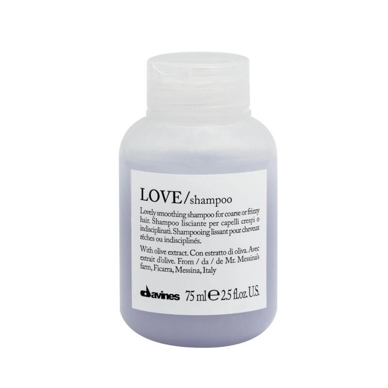Szampon Davines Love Smooth 75 ml, Zapewnia efekt gładkich, miękkich i lśniących włosów