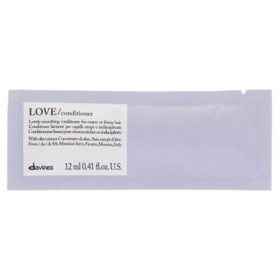 Zdjęcie produktu Odżywka Davines Love Smooth saszetka 12 ml, Zapewnia włosom wygładzenie, uelastycznienie i połysk