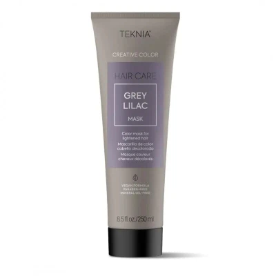 Zdjęcie produktu Lakme Teknia Grey Lilac, maska odświeżająca kolor która nadaje chłodny odcień fioletowo-szary 250 ml