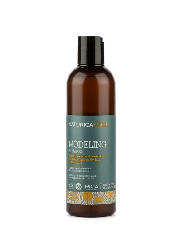 Szampon Rica NaturicaCurl Modeling Shampoo, wygładzający, nawilżający, do włosów falowanych i kręconych 200 ml