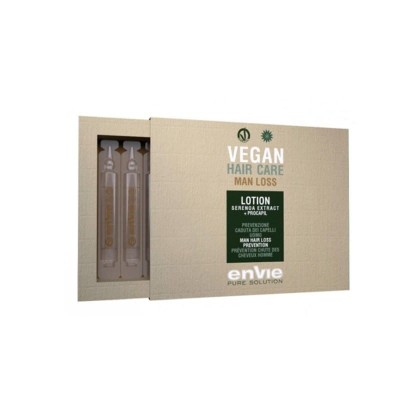 Zdjęcie produktu Ampułki zapobiegające wypadaniu włosów dla mężczyzn Envie VEGAN MAN HAIR LOSS PREVENTION 8x10ml