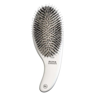 Zdjęcie produktu Szczotka Olivia Garden Expert CARE CURVE Boar&Nylon Bristles Silver