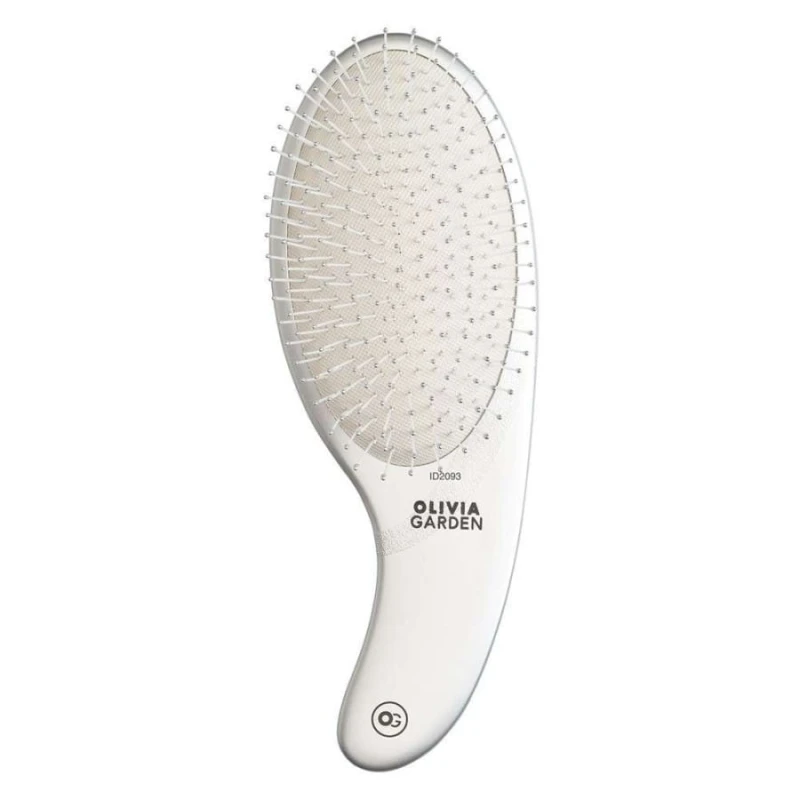 Szczotka Olivia Garden Expert CARE CURVE Nylon Bristles Silver