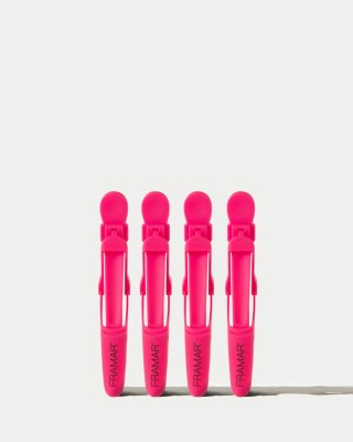 Zdjęcie produktu FRAMAR Klipsy do włosów krokodylki Pink 4 szt.
