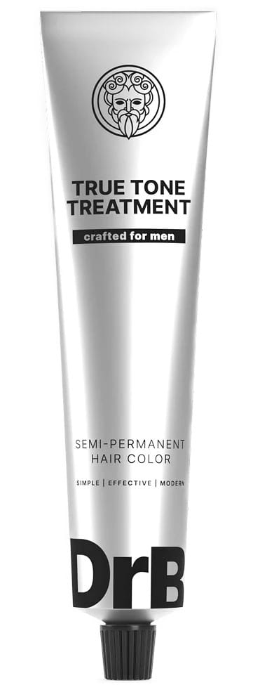 Zestaw do koloryzacji męskich włosów DrB: Aktywator + Farba 6G + akcesoria