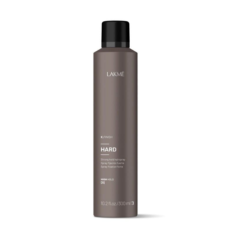 Lakier Lakme K.Finish Hard, Ultra mocny i długotrwały spray utrwalający do wszystkich rodzajów włosów 300 ml