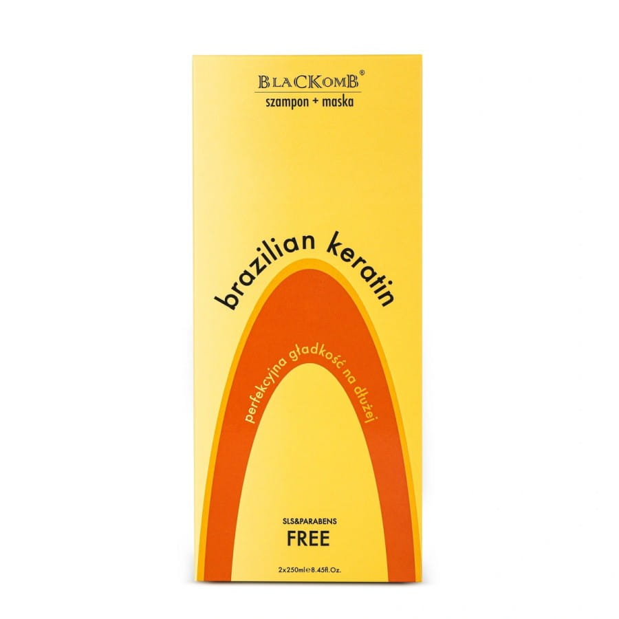 Zestaw Blackomb Brazilian Keratin po keratynowym prostowaniu włosów i Nanoplastii, Bez SLS