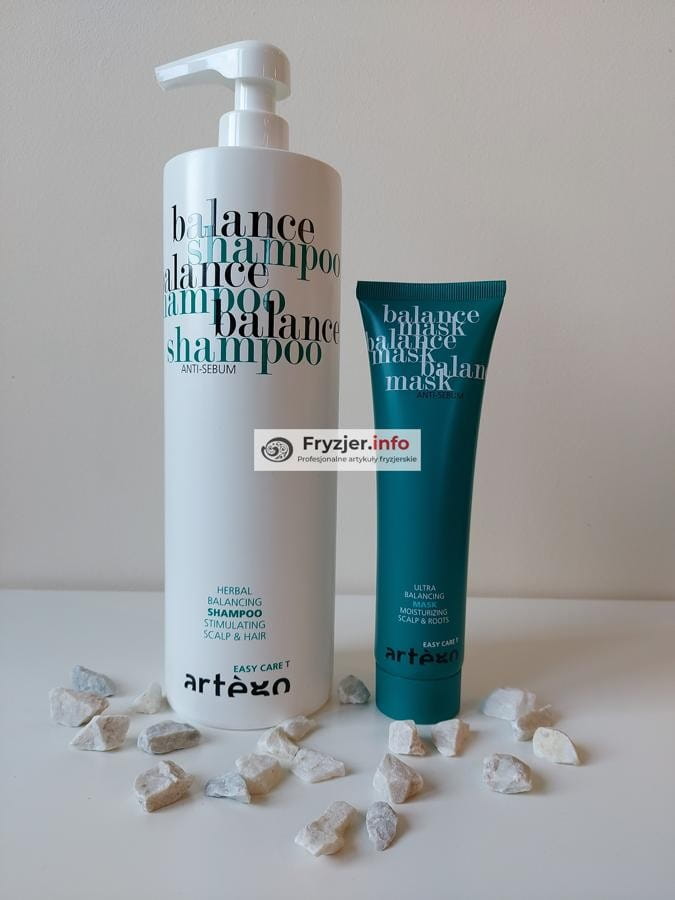Szampon do włosów przetłuszczających 1000 ml Balance Artego + Maska Balance 150 ml Artego