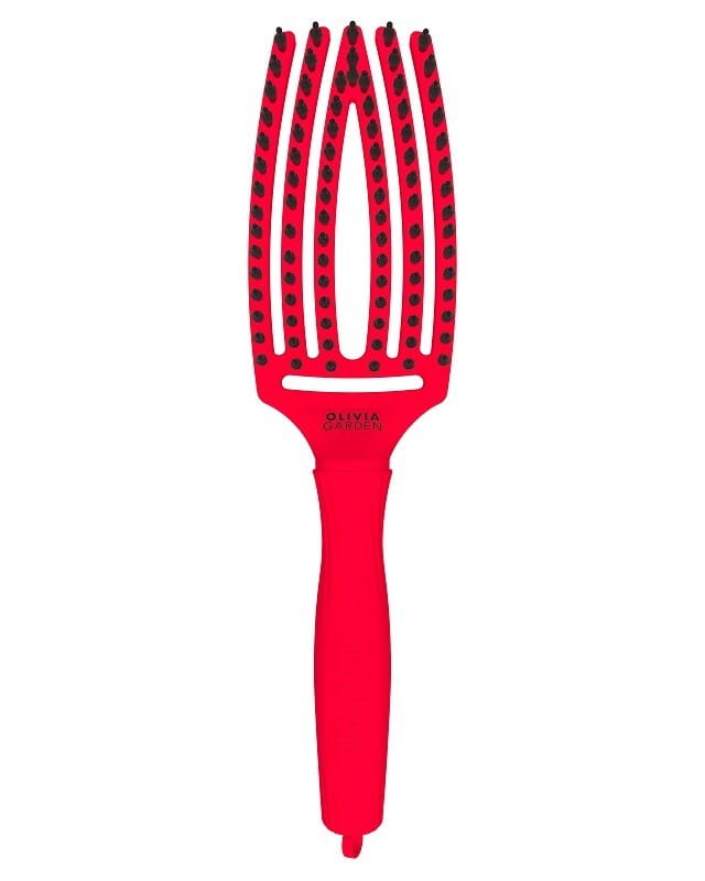 Olivia Garden Szczotka do włosów Fingerbrush Passion Red