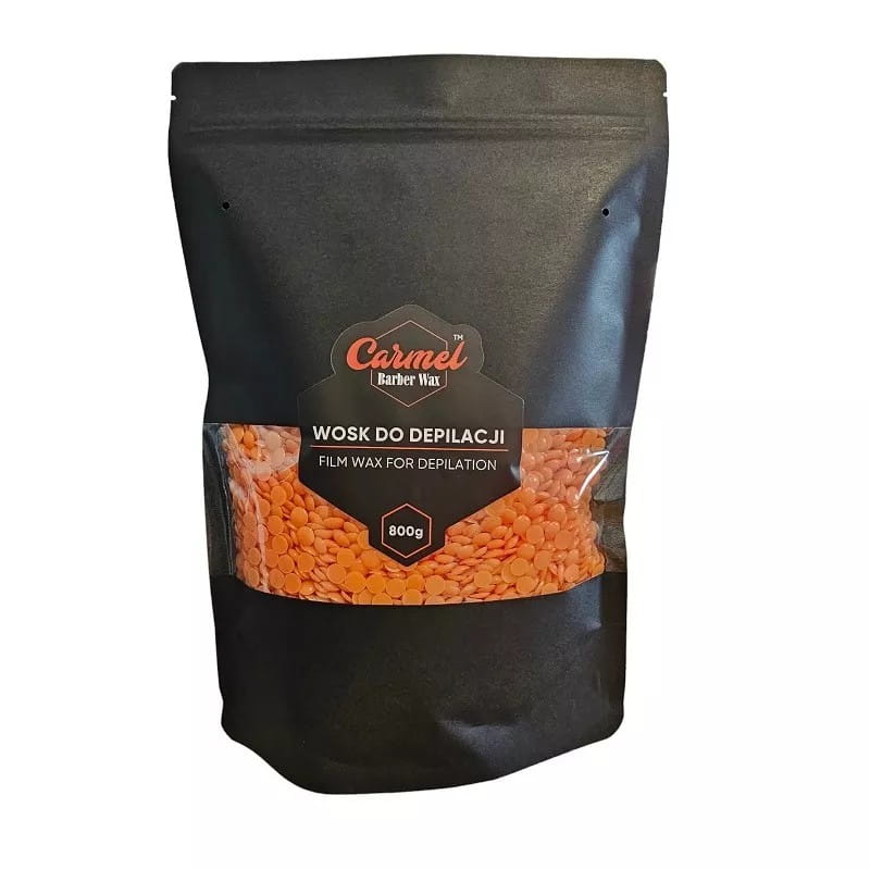 Wosk do depilacji Carmel Barber Wax 800g