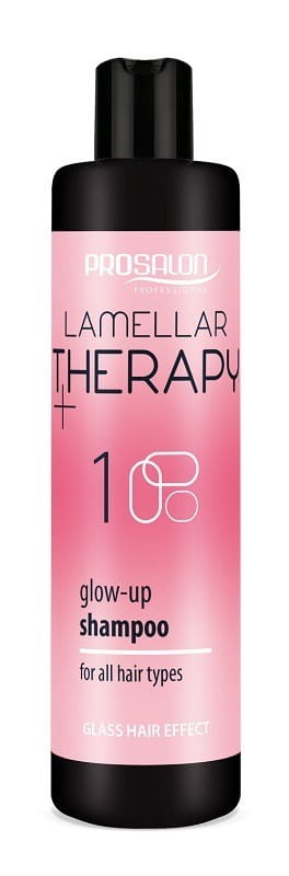 Szampon lamelarny Prosalon Therapy, rozświetlający do wszystkich rodzajów włosów 400ml